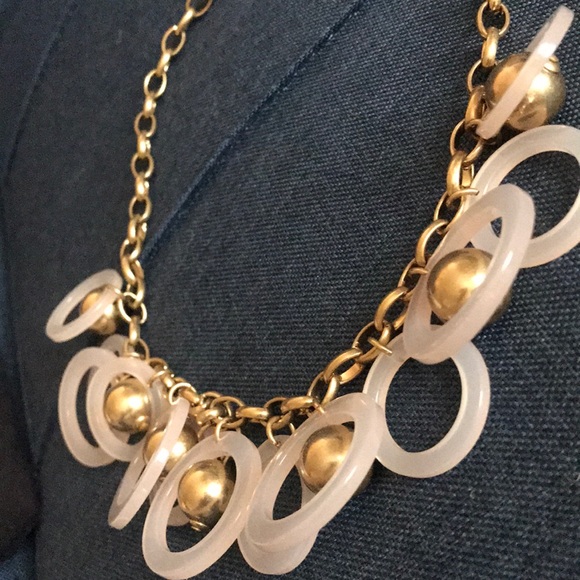 J.crew Beaded hoop necklace, NWT, Pink - Picture 4 of 8